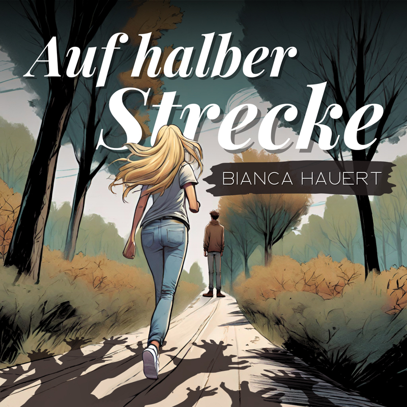 Bianca Hauert - Auf halber Strecke Cover