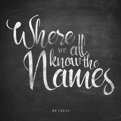 Me and Reas - Where We Know All The Names