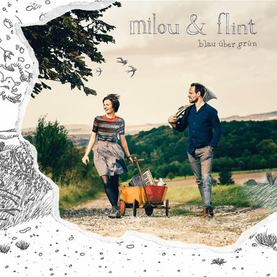 Milou & Flint - blau über grün